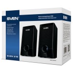Компьютерная акустика Sven 318 (2.0, 5Вт, пластик)