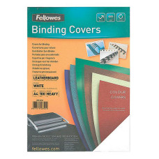 Обложка Fellowes FS-53701 (A4, 250г/м2, белый, 100шт, картон) [FS-53701]