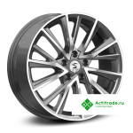 Premium Series КР010 Lexus NX R18/7.5J PCD 5x114,3 ET 39 ЦО 60,1 темно - серый глянцевый с полированной лицевой поверхностью