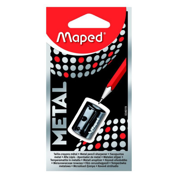 Точилка для карандашей Maped 034019 (ручная, металл, отверcтий 1)