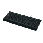 Клавиатура Logitech Corded Keyboard K280e Black USB (классическая мембранные, 104кл)