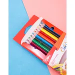 Карандаши Deli ColoRun (тополь, трехгранный, 12 цветов, коробка европодвес)