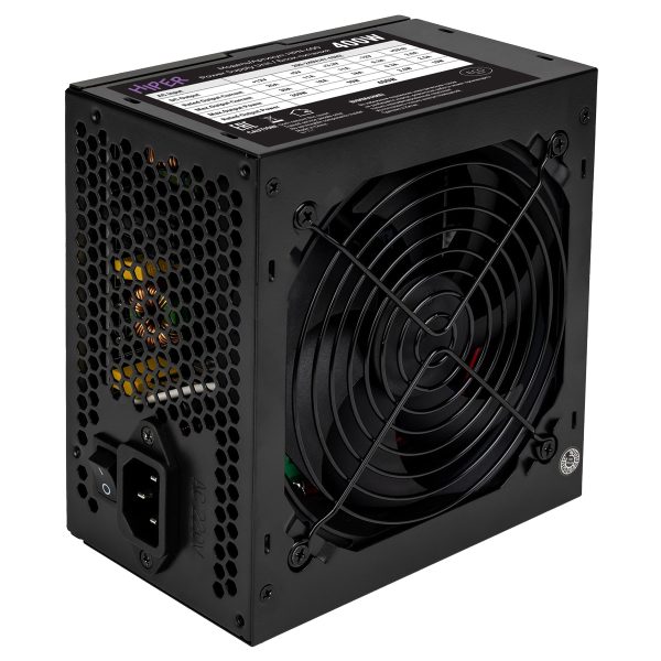 Блок питания Hiper HPN-400 (ATX, 400Вт, 20+4 pin)