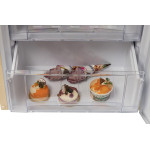 Холодильник Nordfrost NRB 152 ME (A+, 2-камерный, объем 320:205/115л, 57.4x188.4x62.5см, бежевый мрамор)
