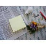 Блок самоклеящийся Hopax 21072 (бумага, желтый, 76x76мм, 400листов, 70г/м2)