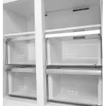 Холодильник Lex LCD450XID (No Frost, A+, 3-камерный, Side by Side, объем 417:288/129л, инверторный компрессор, серебристый металлик)