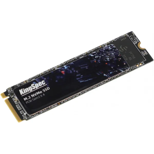 Жесткий диск SSD 512Гб KingSpec (2280, 2400/1700 Мб/с, 96200 IOPS, PCIe 3.0 x4 (NVMe), для ноутбука и настольного компьютера)