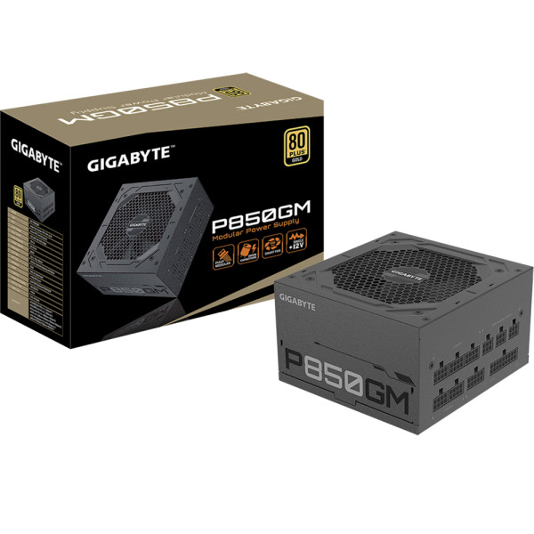Блок питания Gigabyte GP-P850GM 850W (ATX, 850Вт, 20+4 pin, ATX12V 2.31, 1 вентилятор, GOLD)