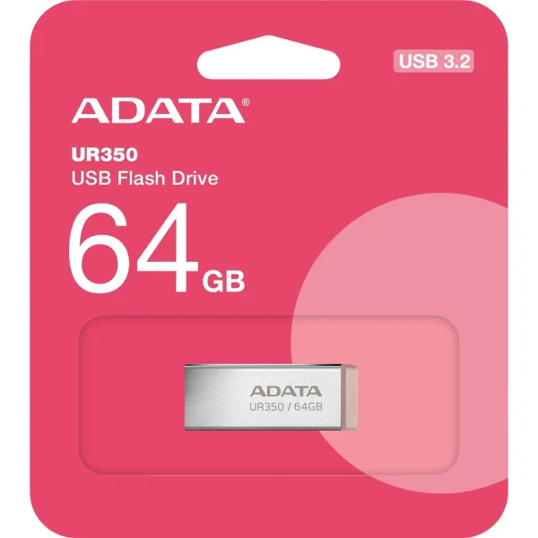 Накопитель USB ADATA UR350-64G-RSR/BG