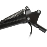 Настольная лампа Ultraflash UF-312P С02(лампа накаливания, от сети, 60Вт, на струбцине, черный)