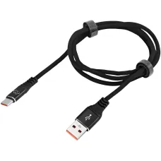 Кабель Digma (USB A(m), USB Type-C (m), 1м, 3A) [DG-USBA-С-1M-27W]