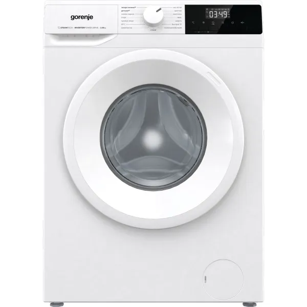 Стиральная машина Gorenje WNHPI84AS/R(59.5x85x54см, фронтальная, макс:8кг, 1400об/мин, защита от протечек, белый)