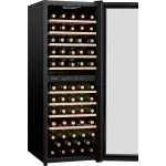 Винный шкаф Weissgauff WWC-77 DB DualZone (G, 1-камерный, черный)
