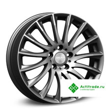 Скад Валенсия R18/7J PCD 5x114,3 ET 40 ЦО 67,1 черный с полированной лицевой поверхностью [2940405]
