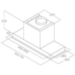 Вытяжка Elica Hidden 2.0 BL MAT/A/52