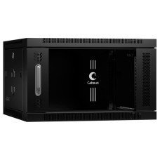 Шкаф коммутационный настенный Cabeus SH-05F-6U60/45-BK (6U, 600x368x450мм, IP20, 60кг) [SH-05F-6U60/45-BK]