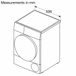 Сушильная машина Bosch WQG1420AME (Heat Pump (тепловой насос), A++, макс.загрузка 9 кг, 15 программ, уровень шума 65 дБ)