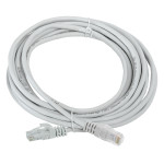 Патч-корд IEK PC01-C5EU-5M-G (RJ45(m), RJ45(m), внутренний, 5м, 5E, 4пары, U/UTP, серый)