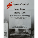 Тонер Static Control MPT5-1KG (черный; 1кг; флакон; HP LJ1200, 4100, 5000)