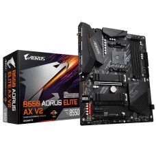 Материнская плата Gigabyte B550 AORUS ELITE AX V2 (AM4, B550, 4xDDR4 DIMM, ATX, RAID SATA: 0,1,10)