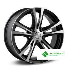 Скад Мюнхен R18/8J PCD 5x114,3 ET 45 ЦО 67,1 черный с полированной лицевой поверхностью [2971105]