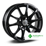 RST R035 R15/6J PCD 4x100 ET 46 ЦО 54,1 черный глянцевый