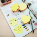 Блок самоклеящийся Hopax 21356 (бумага, сердце, 64x67мм, 250листов, 70г/м2, 5цветов)