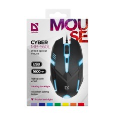 Мышь DEFENDER Cyber MB-560L Black USB (1200dpi) [52560]