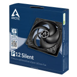 Кулер для корпуса Arctic P12 Silent black (120x120x25 мм, 3-pin)