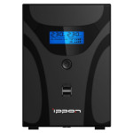 ИБП Ippon Smart Power Pro II Euro 2200 (интерактивный, 2200ВА, 1200Вт, 4xCEE 7 (евророзетка))