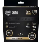 Кабель аудио-видео Cactus (HDMI (m), HDMI (m), 1м)