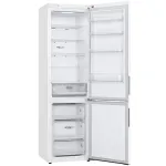 Холодильник LG GA-B509CQSL (No Frost, A+, 2-камерный, объем 419:292/127л, инверторный компрессор, белый)