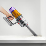 Вертикальный пылесос Dyson V12 Detect Slim Absolute (контейнер, мощность всысывания: 150Вт, пылесборник: 0.35л, потребляемая мощность: 545Вт)