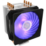 Кулер для процессора Cooler Master Hyper H410R RGB (Socket: 1150, 1151, 1151-v2, 1155, 1156, 1200, 1366, 2011, 2011-3, 2066, AM3, AM3+, AM4, FM1, FM2, FM2+, алюминий+медь, 29дБ, 4-pin)
