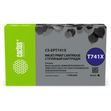 Картридж Cactus CS-EPT741X (оригинальный номер: T741X; черный; 1000стр; SureColor SC-F6200, 7200, 9200)