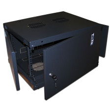 Шкаф коммутационный настенный Lanmaster TWT-CBWNM-18U-6X6-BK (18U, 550x988x600мм, IP20, 60кг)