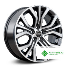 Скад KL-293 R18/7J PCD 5x114,3 ET 35 ЦО 67,1 черный с полированной лицевой поверхностью [3000005]