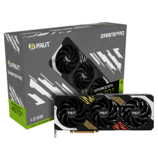 Видеокарта GeForce RTX 4070TI 2310МГц 12Гб Palit GamingPro (PCI-E 4.0, GDDR6X, 192бит, 1xHDMI, 3xDP) [NED407T019K9-1043A]