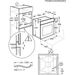 Электрический духовой шкаф Electrolux EOF5F50BV