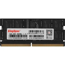 Память DIMM DDR5 16Гб 4800МГц KingSpec (38400Мб/с, CL40, 288-pin) [KS4800D5N11016G]