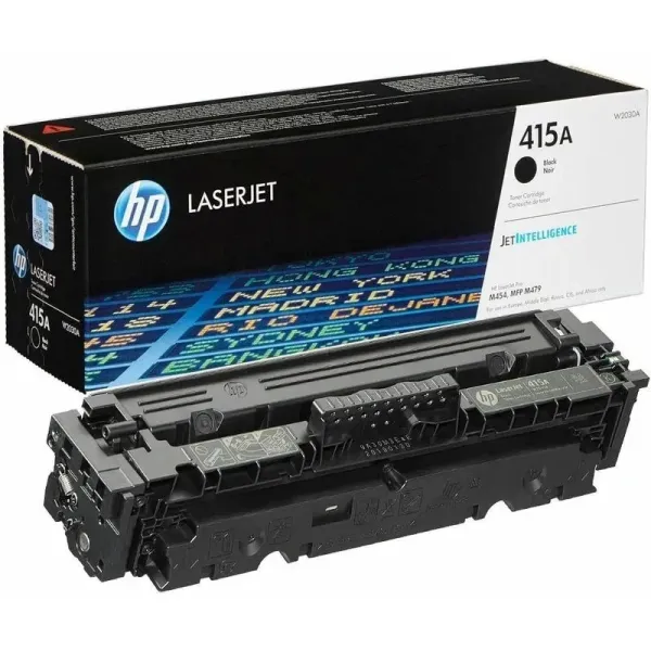 Тонер-картридж HP 415A (черный; 2400стр; LJ M454, MFP M479)