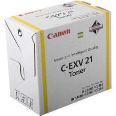 Тонер Canon C-EXV21 Y (0455B002) (желтый; 14000стр; 260г; туба; IRC2880, 3380, 3880)