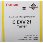 Тонер Canon C-EXV21 Y (0455B002) (желтый; 14000стр; 260г; туба; IRC2880, 3380, 3880)