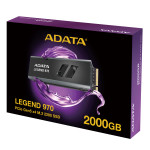 Жесткий диск SSD 2Тб ADATA LEGEND 970 (M.2 2280, 10000/10000 Мб/с, 1400000 IOPS, PCI-E GEN5 X4)