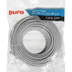 Патч-корд Buro UTP-6-30M-G (RJ-45 (m), RJ-45 (m), алюминий омедненный, 30м, 4пары, UTP)