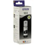 Чернильный картридж Epson 103BK (черный; 65стр; L3100, 3110, 3150)
