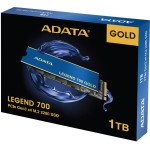 Жесткий диск SSD 1Тб ADATA (M.2 2280, 2000/1600 Мб/с, 130000 IOPS, PCI-E GEN3 X4)