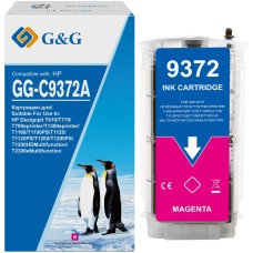 G&G GG-C9372A (пурпурный; 130стр; Designjet T610, T770, T790eprinter, T1300eprinter, T1100, T1100PS, T1120, T1120PS, T1200, T1200PS, T1200HDMultifunction, T2300eMultifunction) [GG-C9372A]