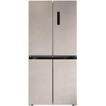Холодильник Lex LCD450BgID (No Frost, A+, 3-камерный, Side by Side, объем 417:288/129л, инверторный компрессор, бежевый)