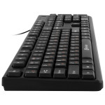 Клавиатура Oklick 100 M Standard Keyboard Black USB (классическая мембранная, 107кл)